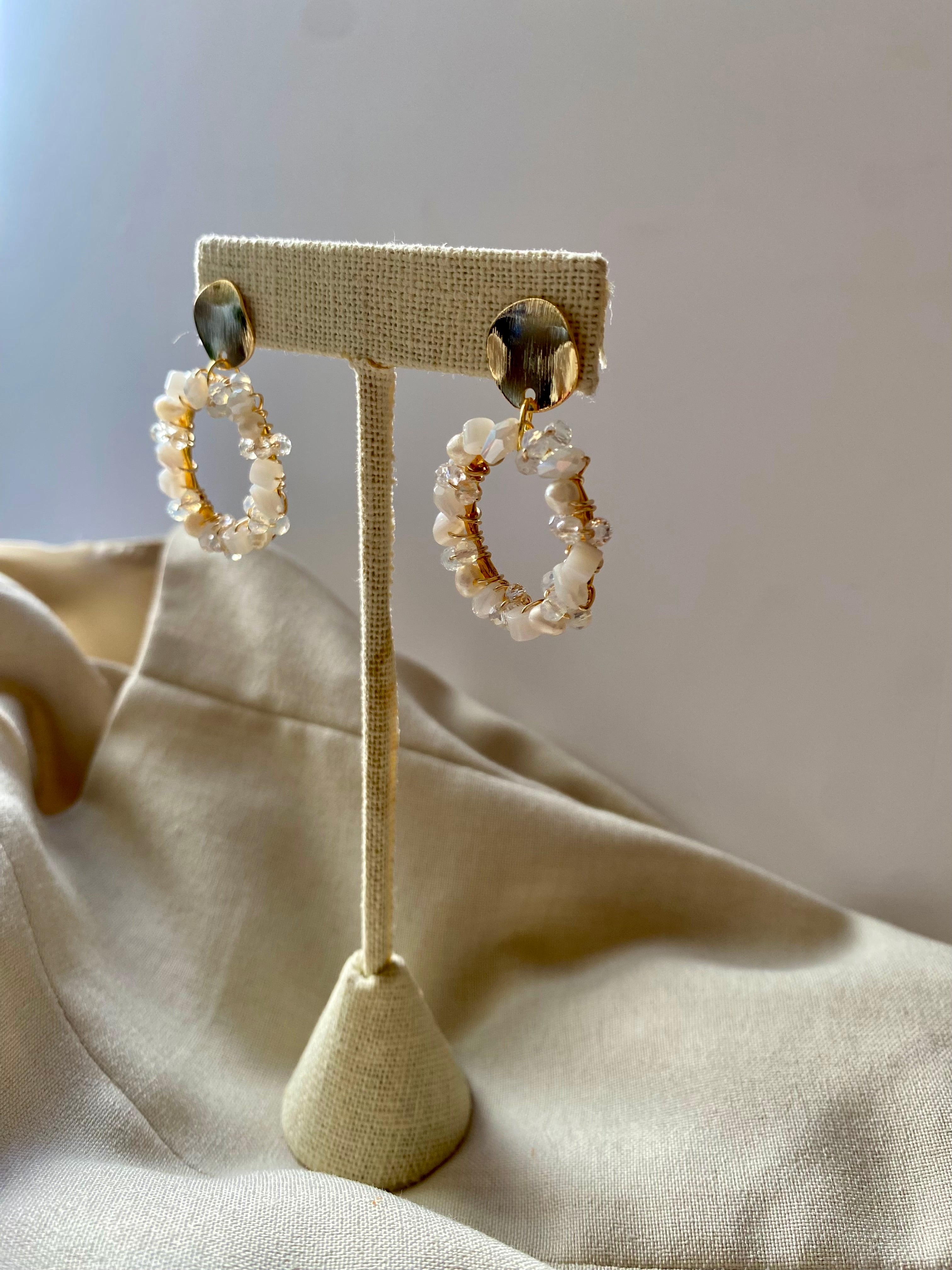 Aretes LORENZA Ópalo