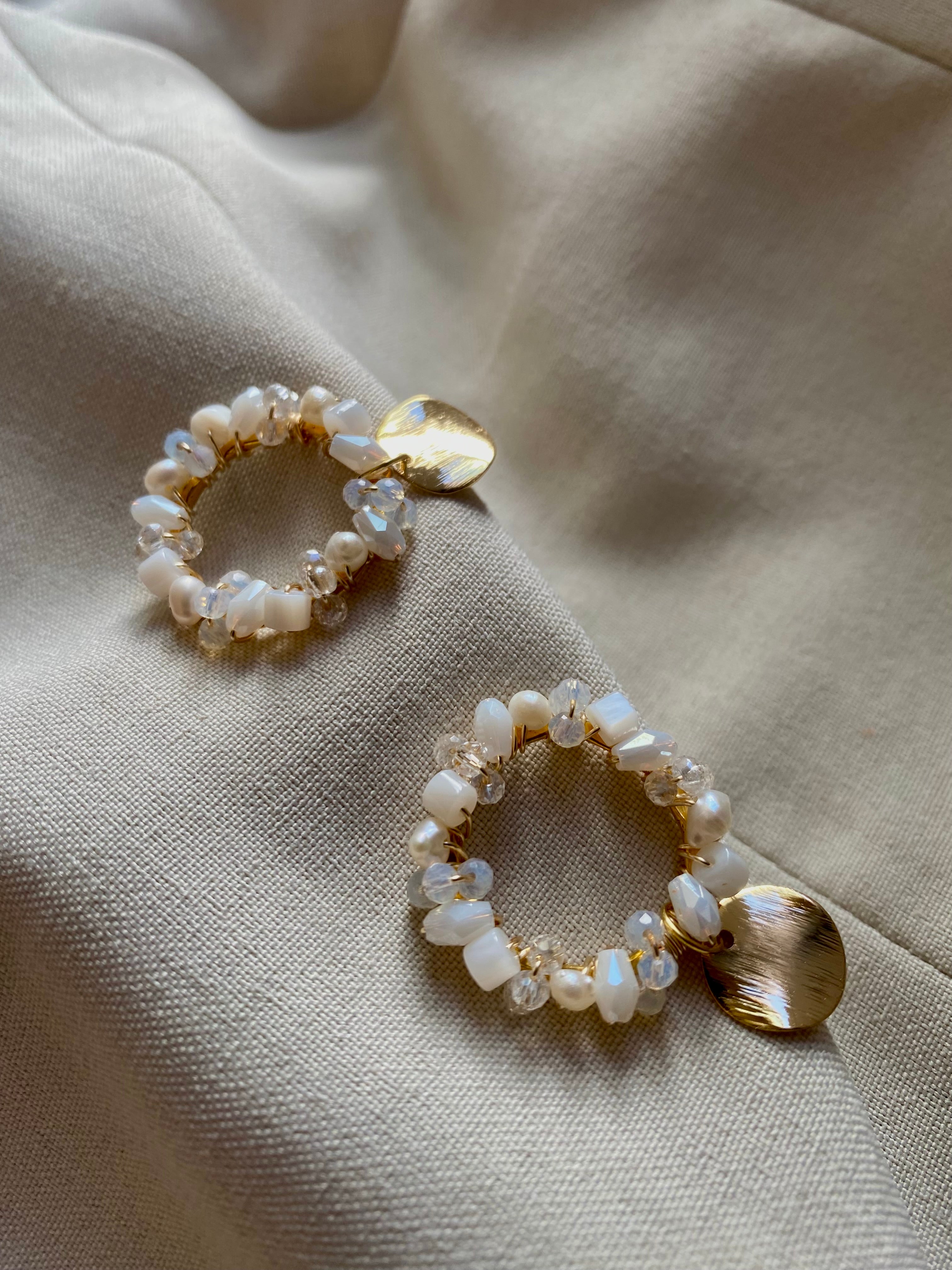 Aretes LORENZA Ópalo