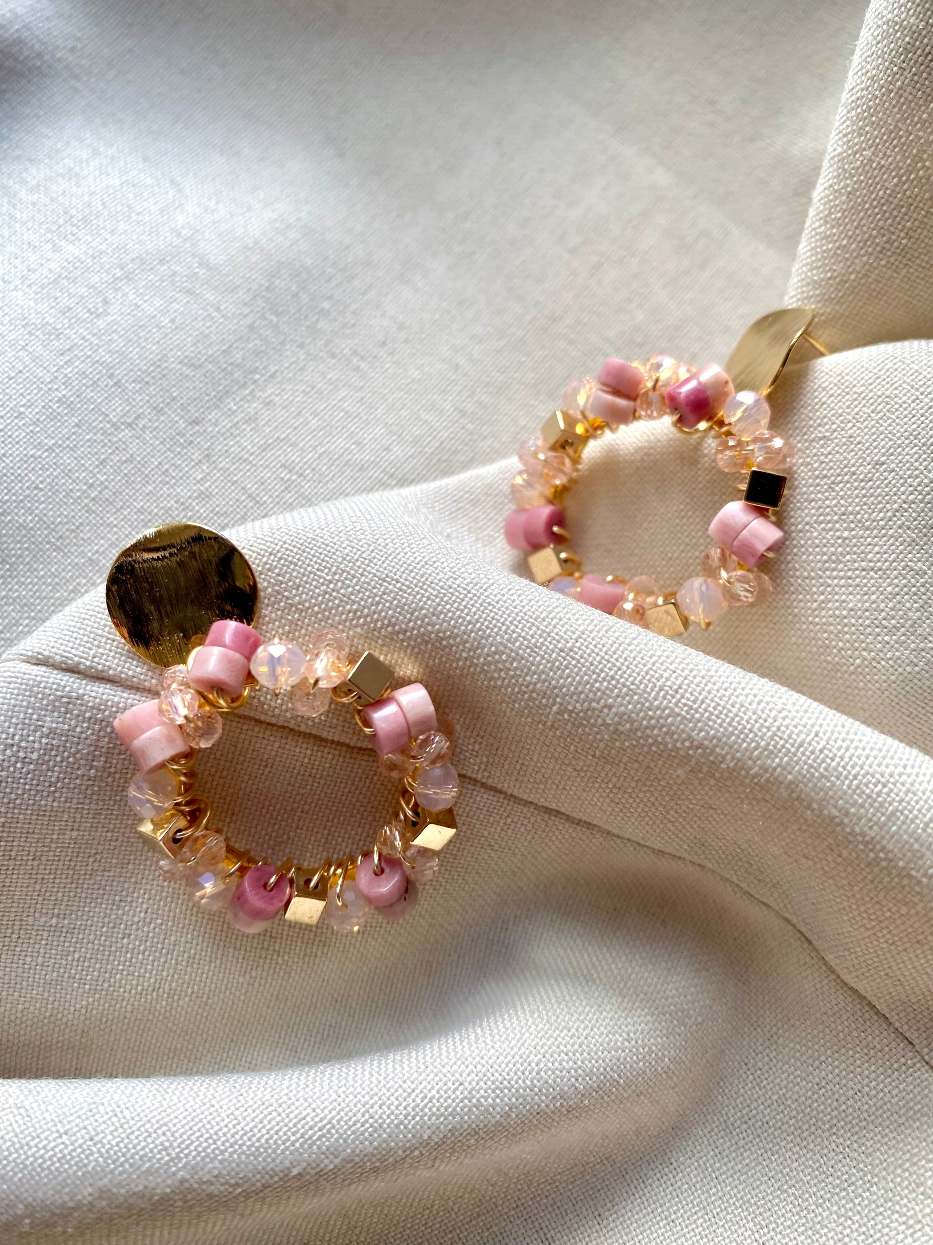 Aretes LORENZA Rodonita