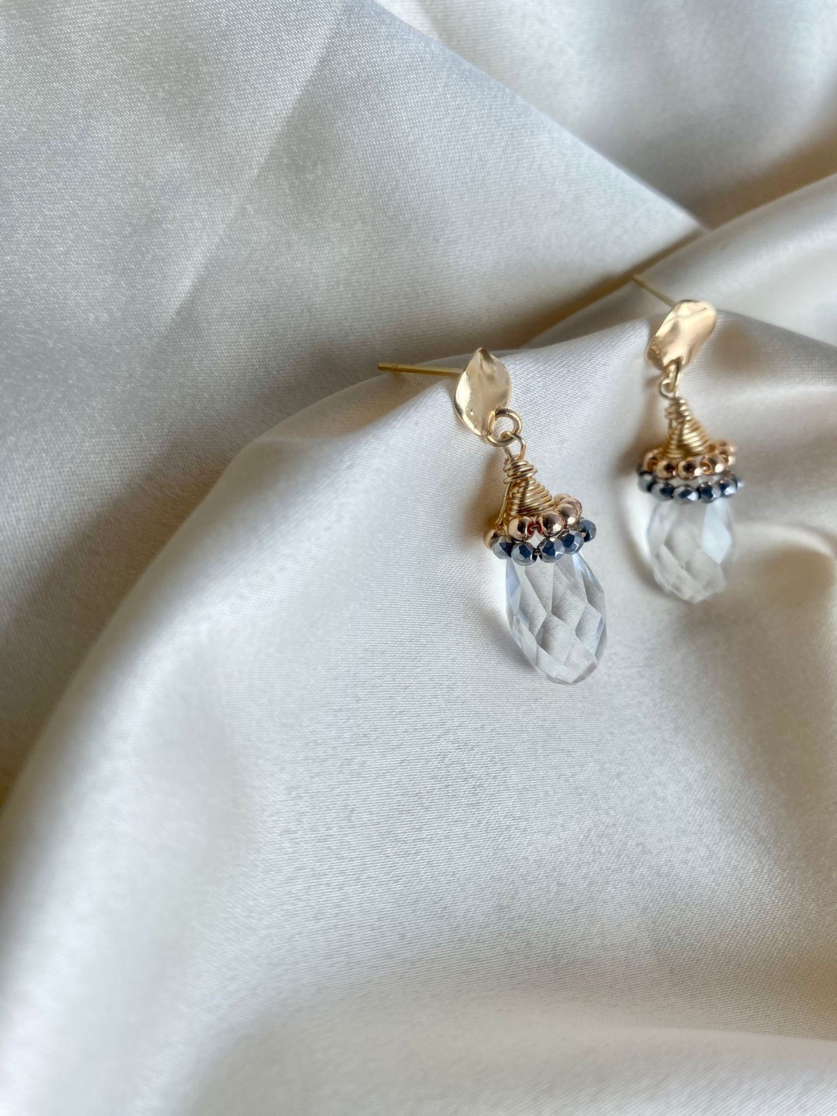 Aretes Julieta Traslucido